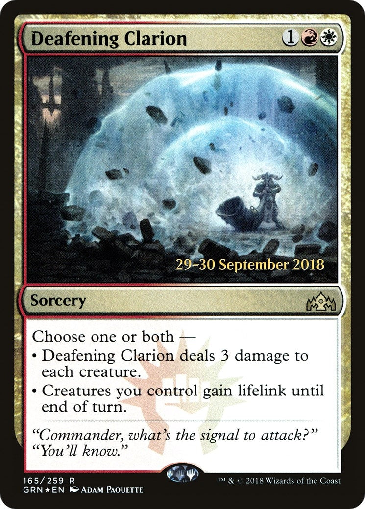 Image for Deafening Clarion (165) (PRE) - Magic: The Gathering