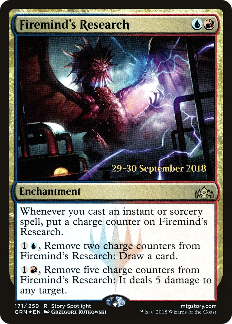 Image for Firemind's Research (171) (PRE) - Magic: The Gathering