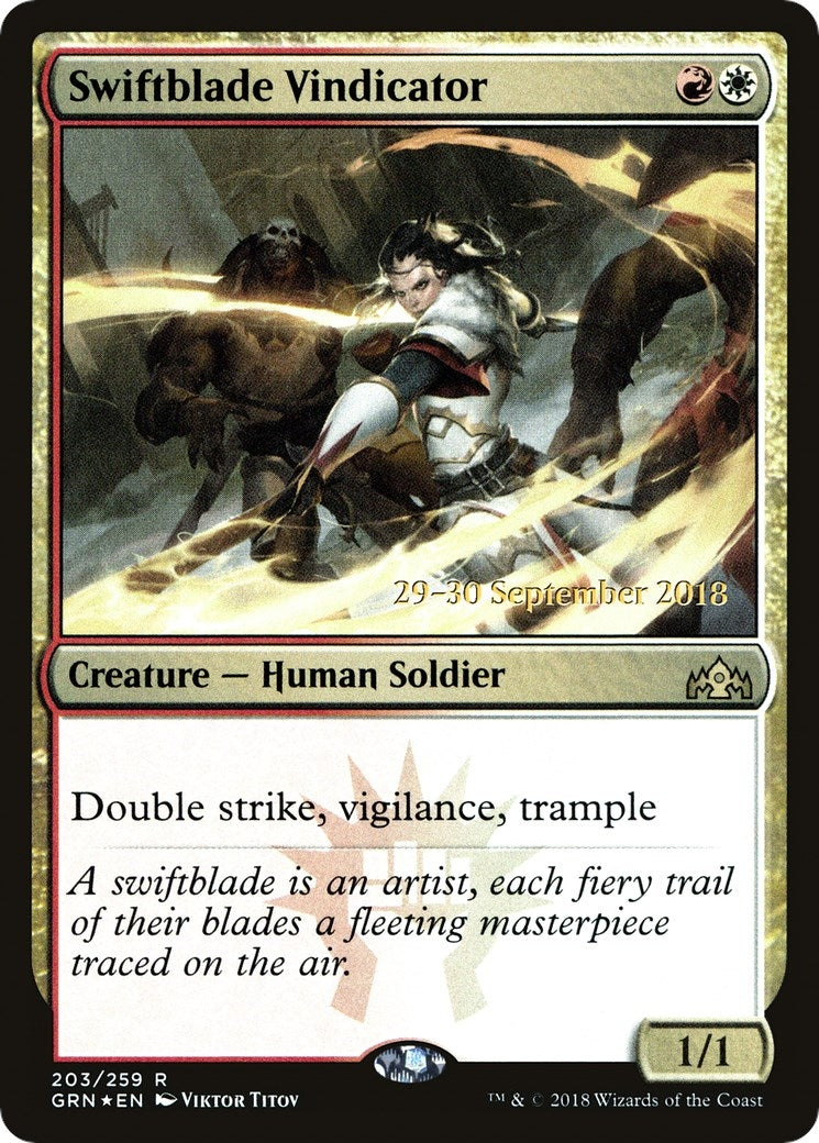 Image for Swiftblade Vindicator (GRN) (203) (PRE) - Magic: The Gathering