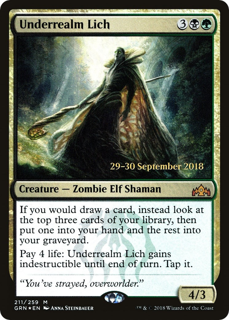 Image for Underrealm Lich (211) (PRE) - Magic: The Gathering