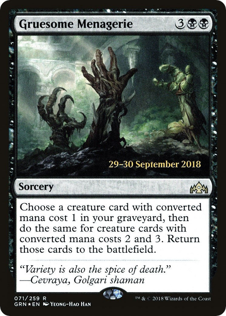 Image for Gruesome Menagerie (71) (PRE) - Magic: The Gathering