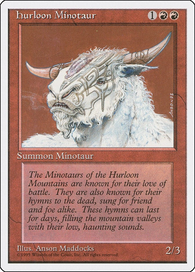Image for Hurloon Minotaur (4ED) - Magic: The Gathering