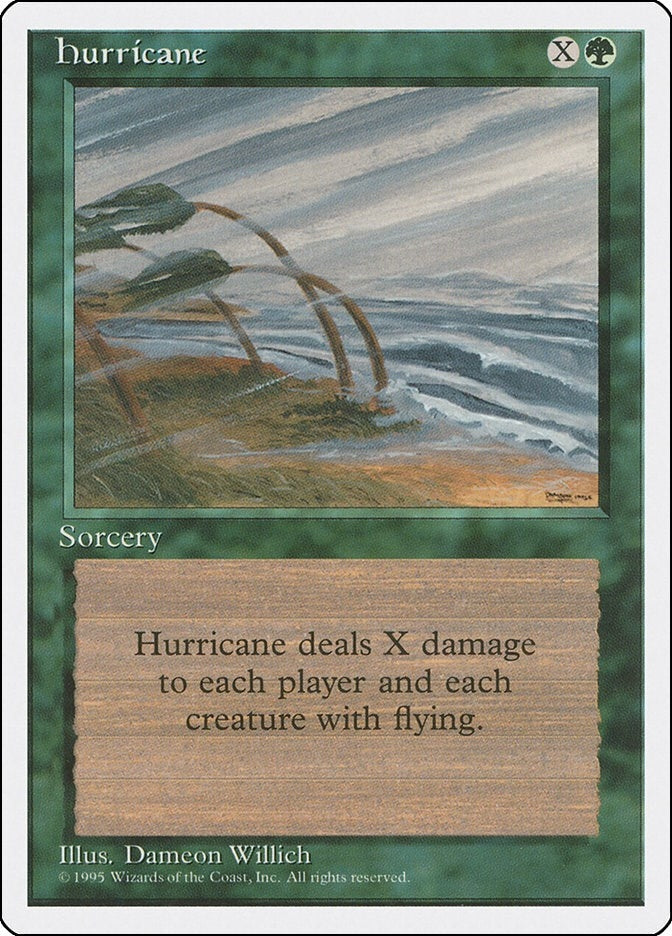 Image for Hurricane (135) (4ED) - Magic: The Gathering