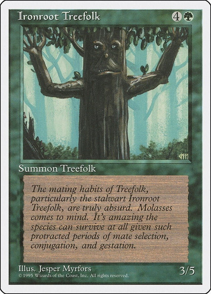 Image for Ironroot Treefolk (4ED) - Magic: The Gathering