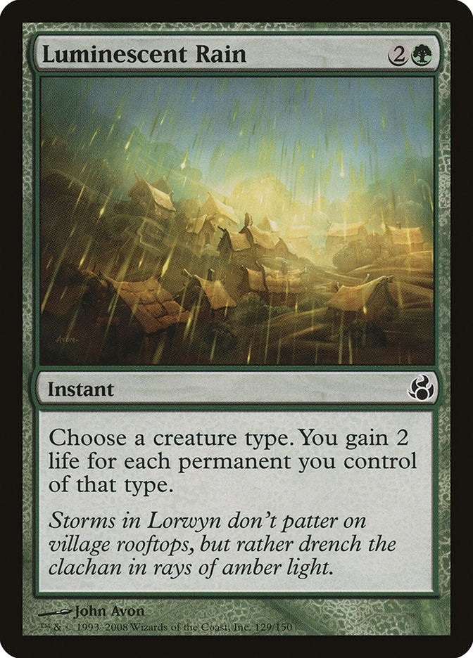 Image for Luminescent Rain (129) (MOR) - Magic: The Gathering
