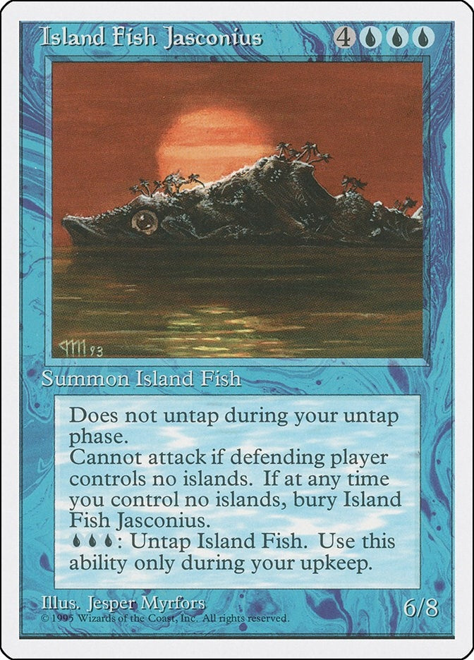 Image for Island Fish Jasconius (4ED) - Magic: The Gathering