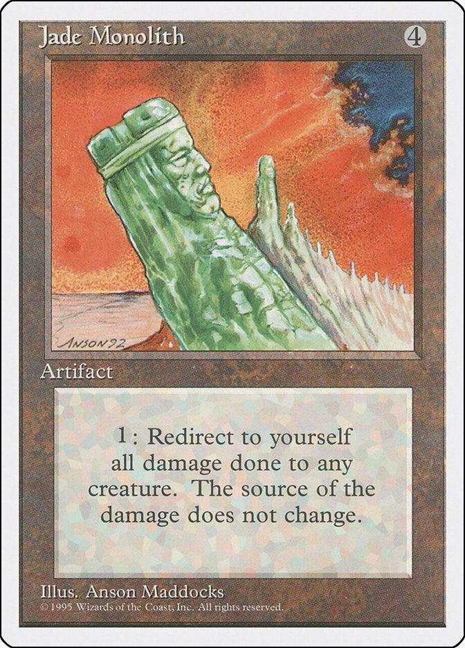 Image for Jade Monolith (4ED) - Magic: The Gathering