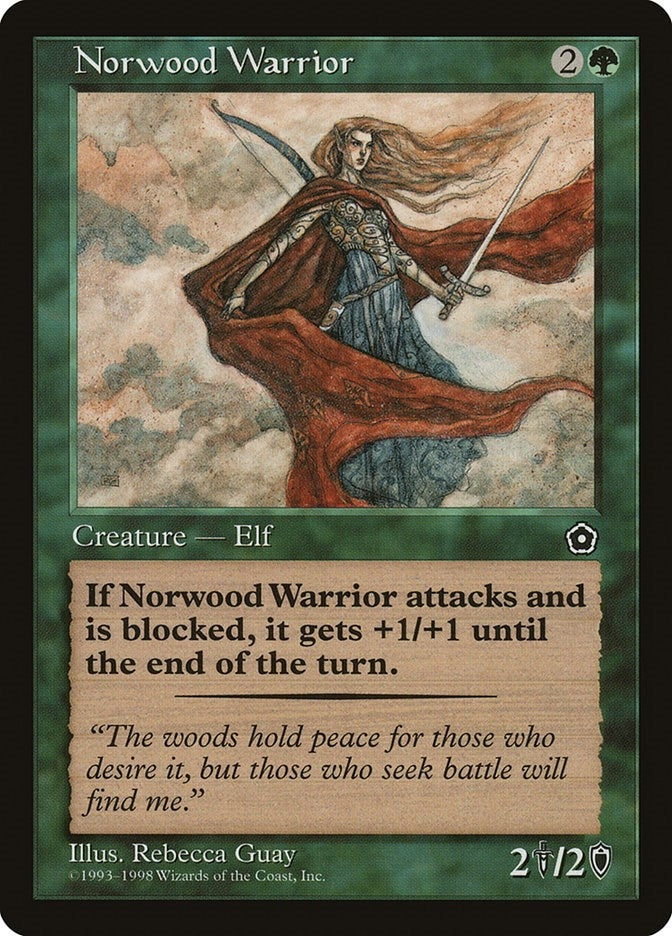 Image for Norwood Warrior (P02) - Magic: The Gathering