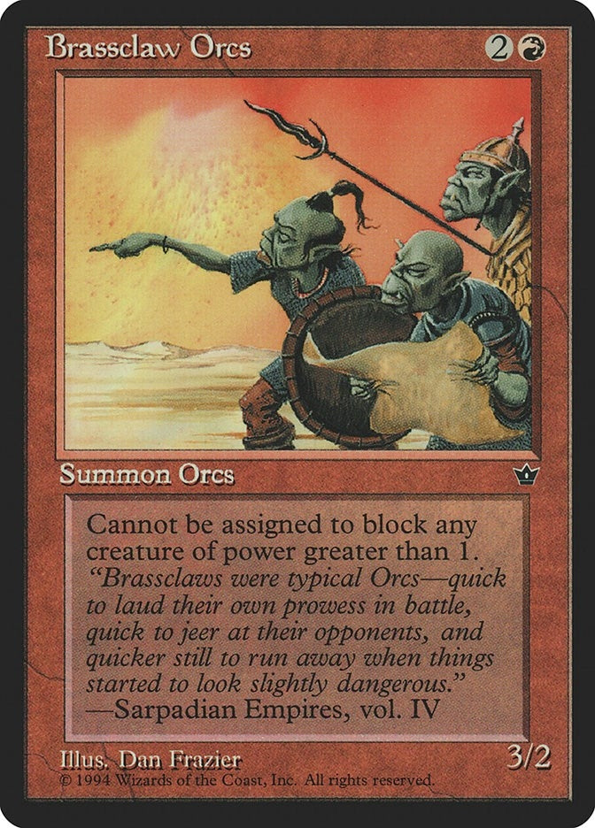 Image for Brassclaw Orcs (Frazier) (FEM) - Magic: The Gathering