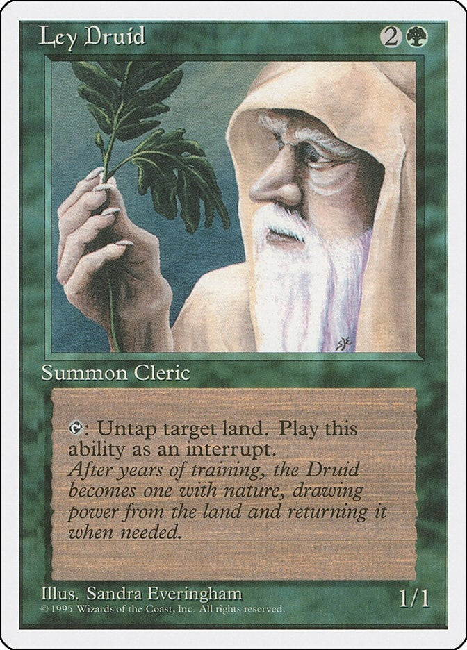 Image for Ley Druid (4ED) - Magic: The Gathering