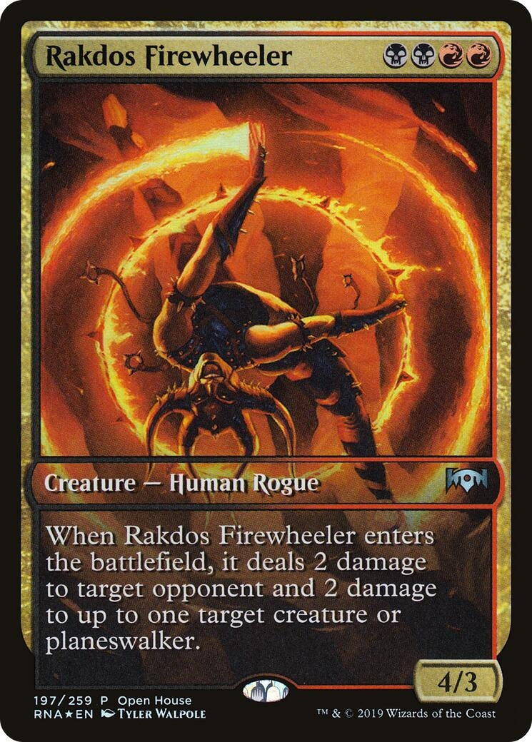 Image for Rakdos Firewheeler (197) (OHP) - Magic: The Gathering