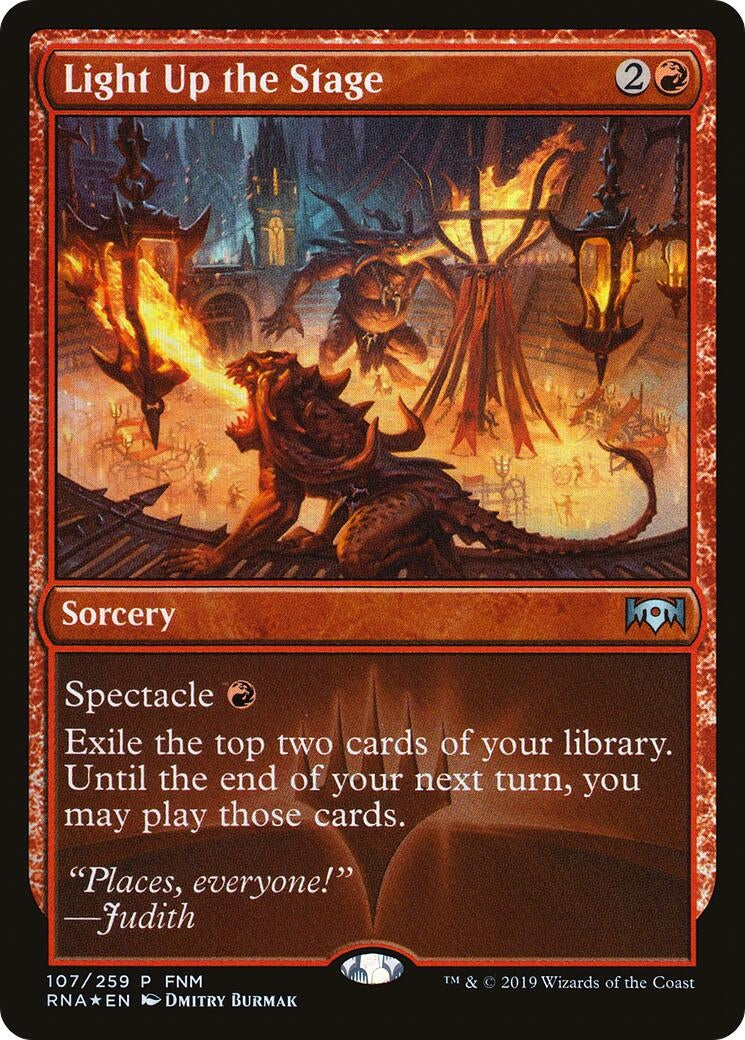 Image for Light Up the Stage (107) (FNM) - Magic: The Gathering