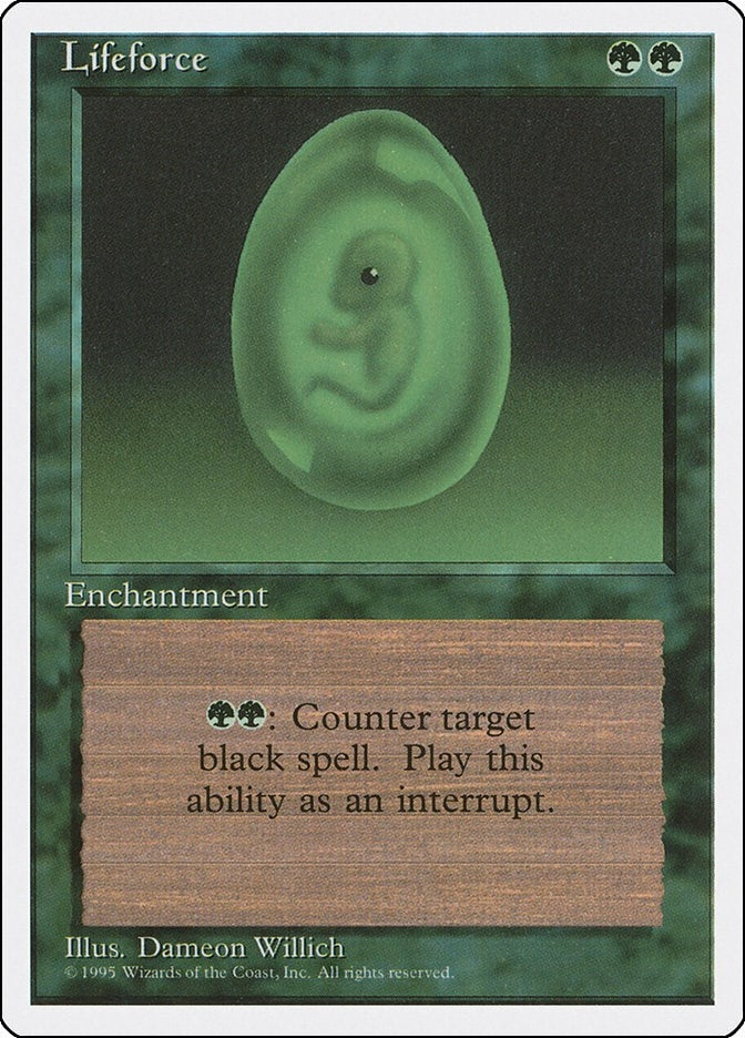 Image for Lifeforce (4ED) - Magic: The Gathering