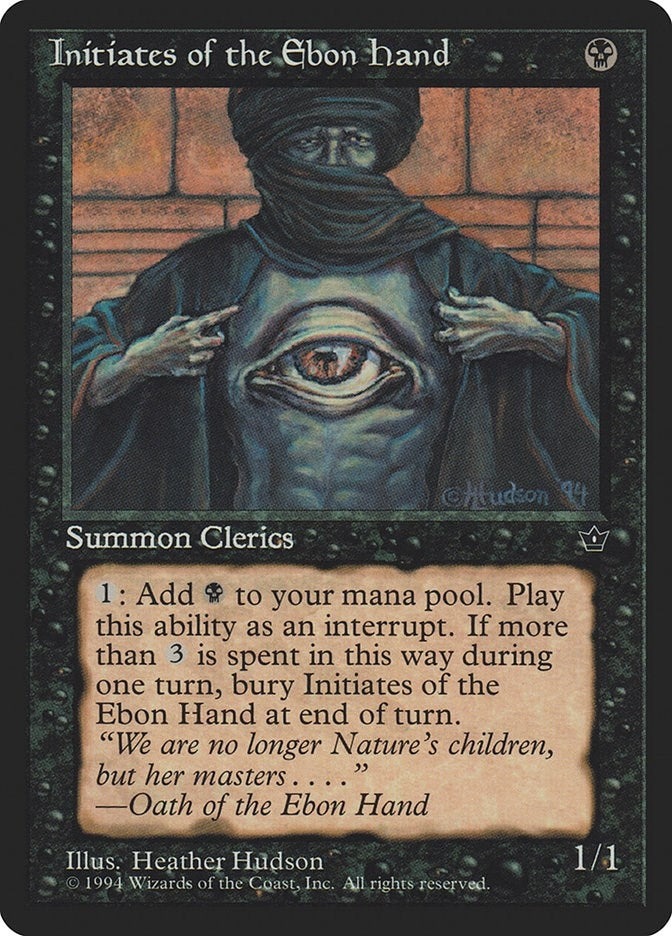 Image for Initiates of the Ebon Hand (Hudson) (FEM) - Magic: The Gathering