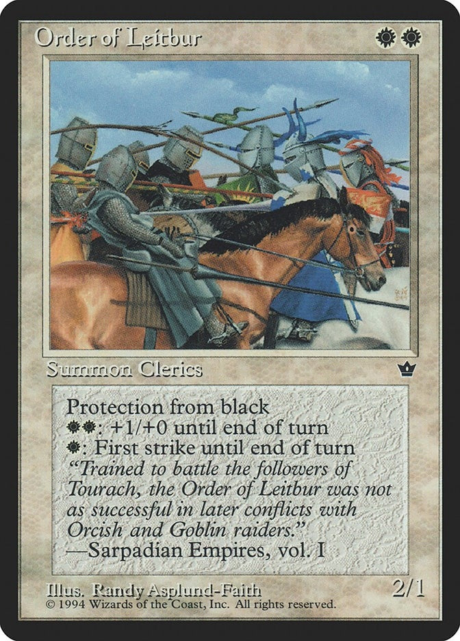 Image for Order of Leitbur (Asplund-Faith) (FEM) - Magic: The Gathering