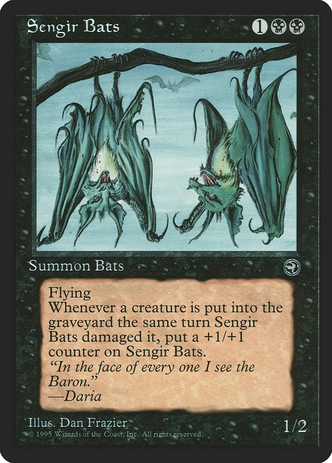 Image for Sengir Bats [Version 2] (57) (HML) - Magic: The Gathering