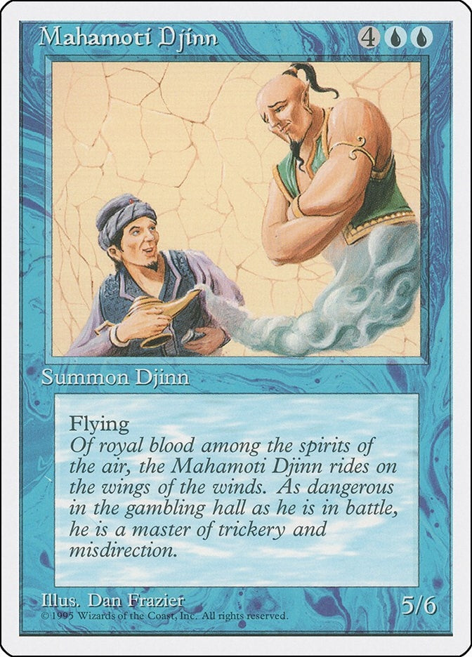 Image for Mahamoti Djinn (4ED) - Magic: The Gathering