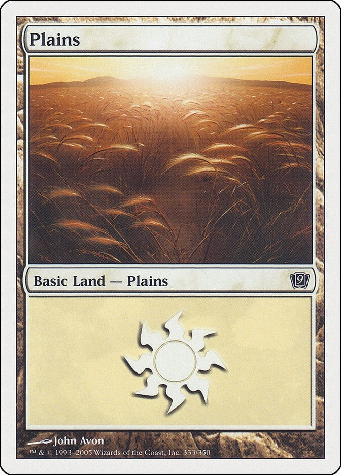 Image for Plains (333) (333) (9ED) - Magic: The Gathering