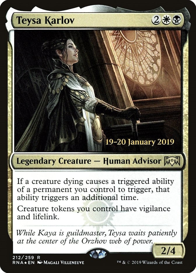 Image for Teysa Karlov (212) (PRE) - Magic: The Gathering