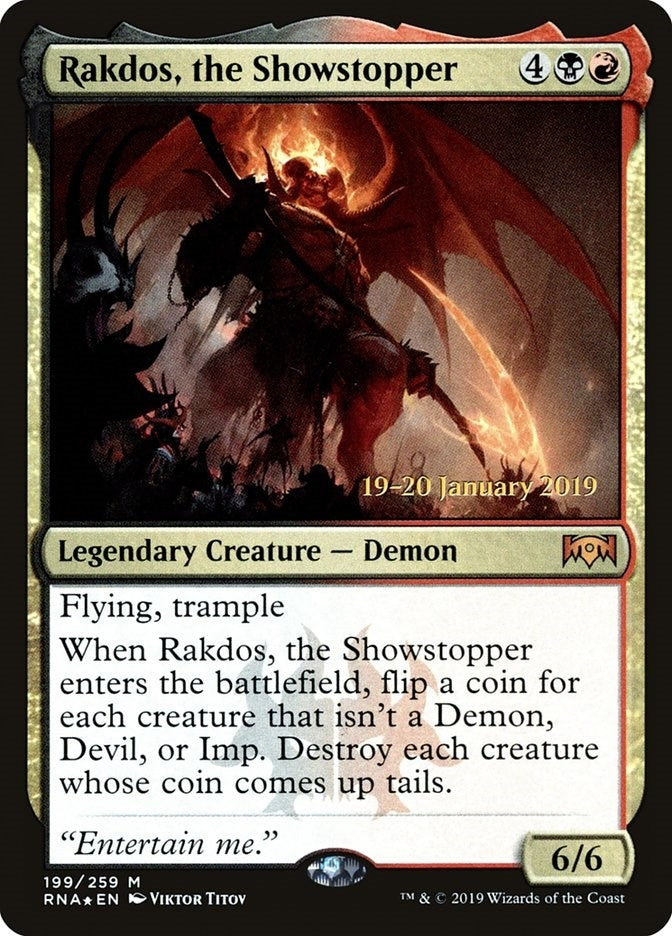 Image for Rakdos, the Showstopper (199) (PRE) - Magic: The Gathering