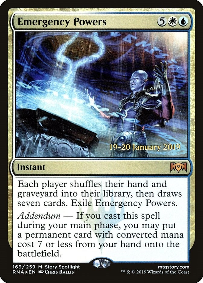 Image for Emergency Powers (169) (PRE) - Magic: The Gathering