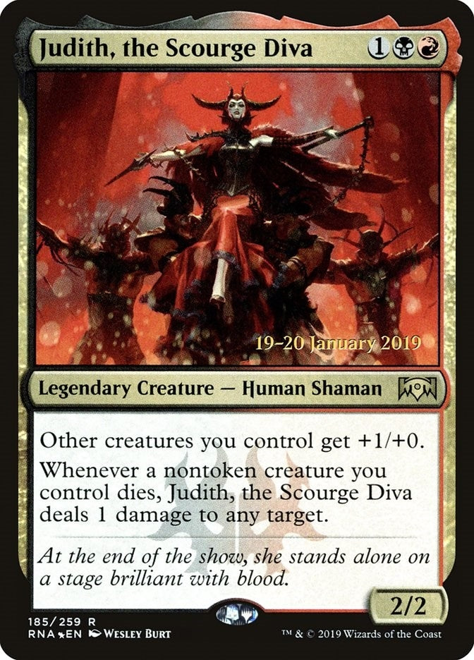 Image for Judith, the Scourge Diva (185) (PRE) - Magic: The Gathering