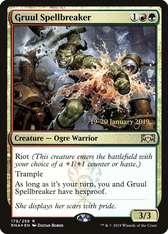 Image for Gruul Spellbreaker (179) (PRE) - Magic: The Gathering