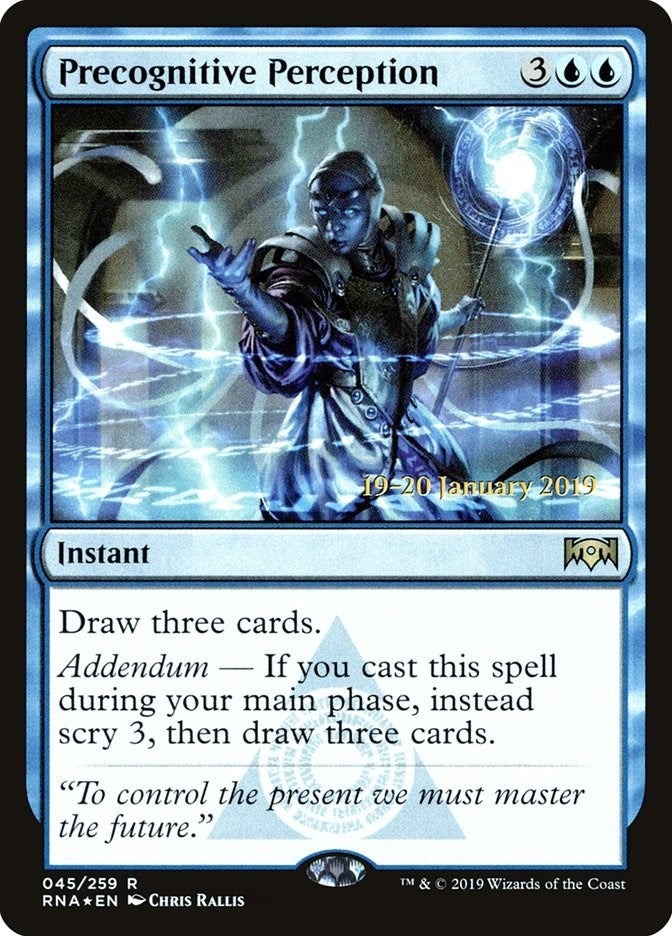 Image for Precognitive Perception (45) (PRE) - Magic: The Gathering