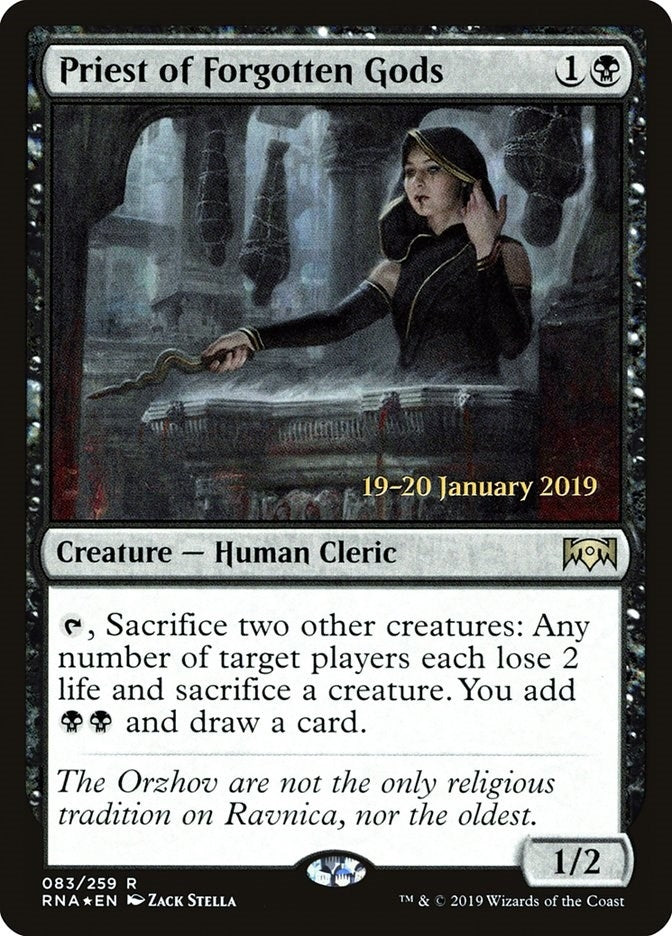 Image for Priest of Forgotten Gods (83) (PRE) - Magic: The Gathering