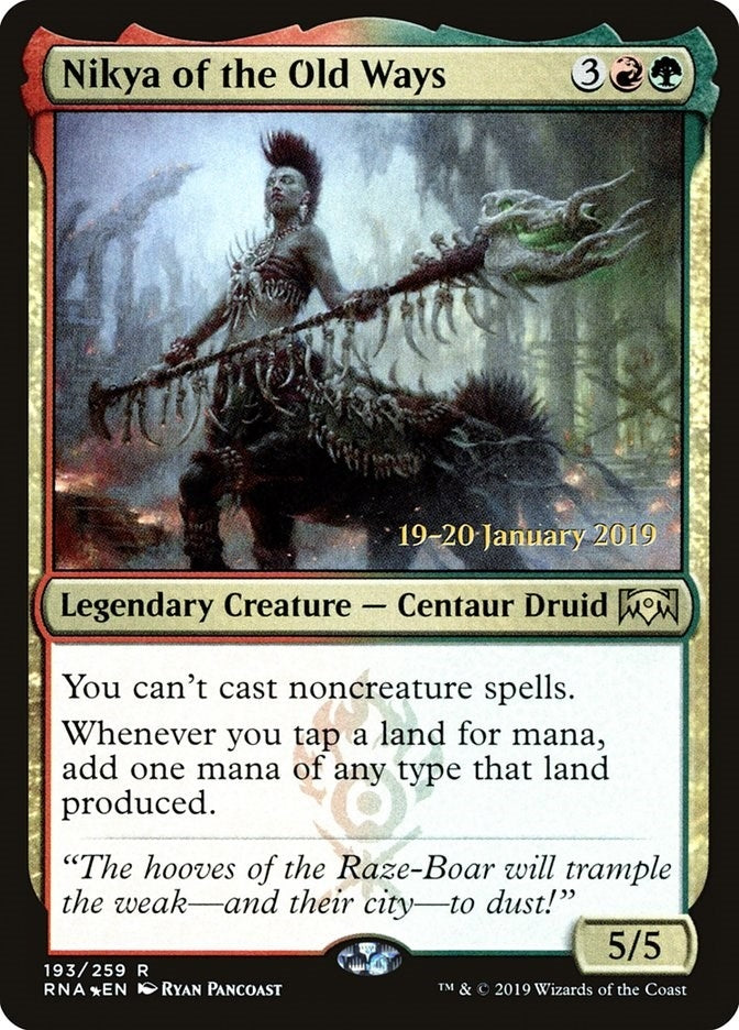 Image for Nikya of the Old Ways (193) (PRE) - Magic: The Gathering