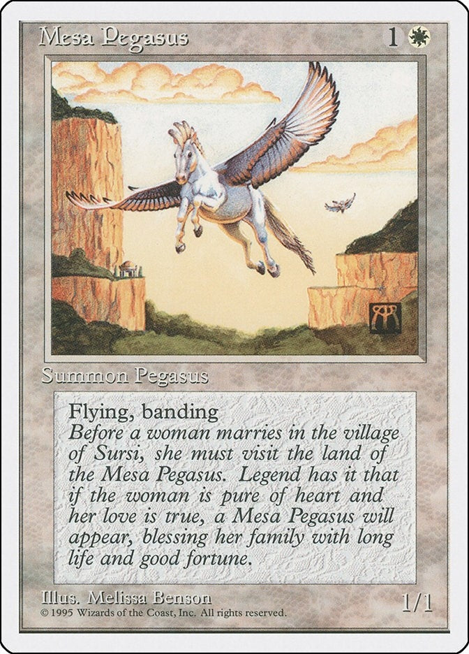 Image for Mesa Pegasus (4ED) - Magic: The Gathering