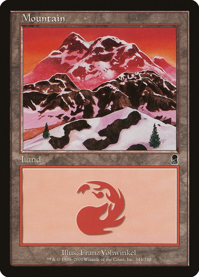 Image for Mountain (344) (344) (ODY) - Magic: The Gathering