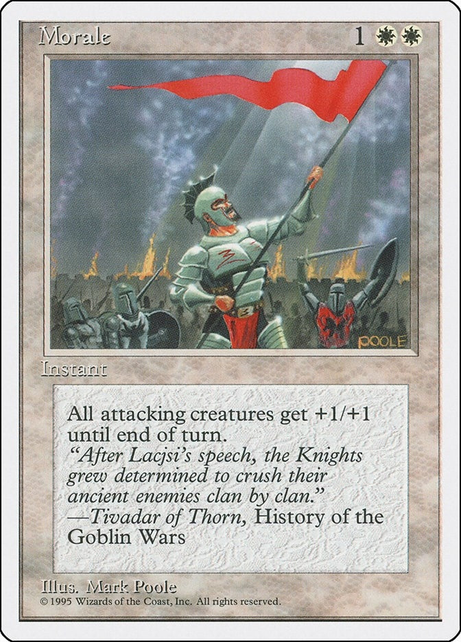 Image for Morale (4ED) - Magic: The Gathering