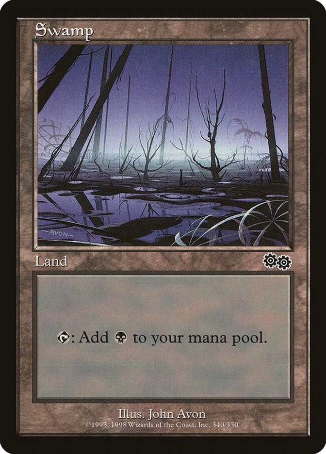 Image for Swamp (340) (340) (USG) - Magic: The Gathering