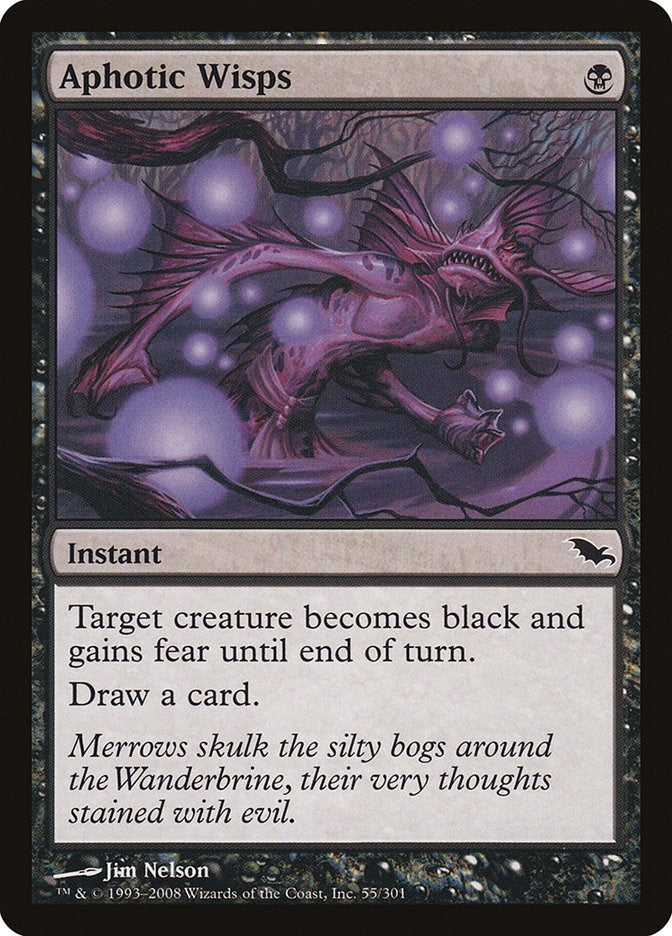 Image for Aphotic Wisps (55) (SHM) - Magic: The Gathering