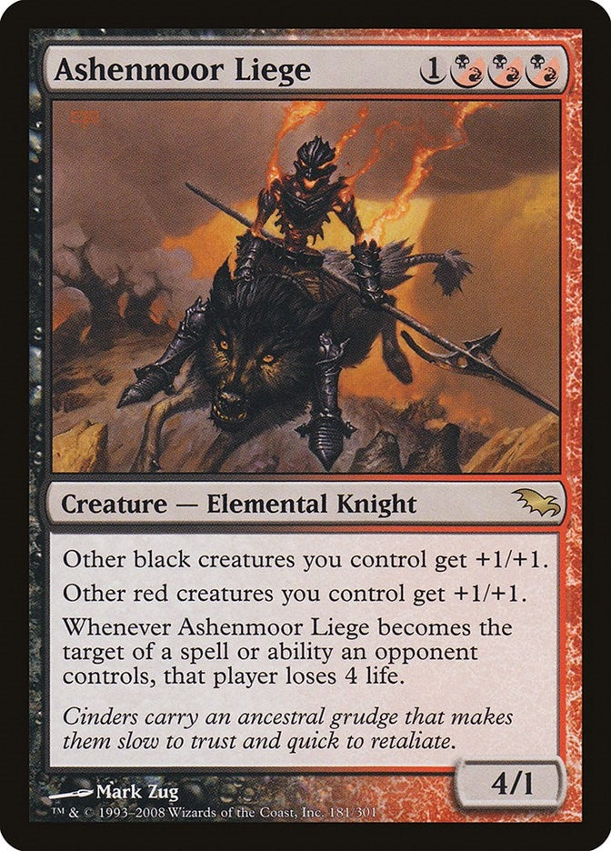 Image for Ashenmoor Liege (181) (SHM) - Magic: The Gathering