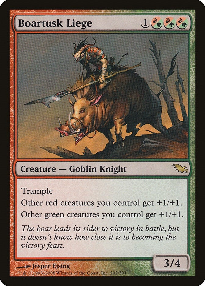 Image for Boartusk Liege (202) (SHM) - Magic: The Gathering