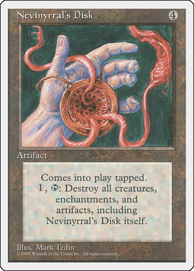 Image for Nevinyrral's Disk (4ED) - Magic: The Gathering