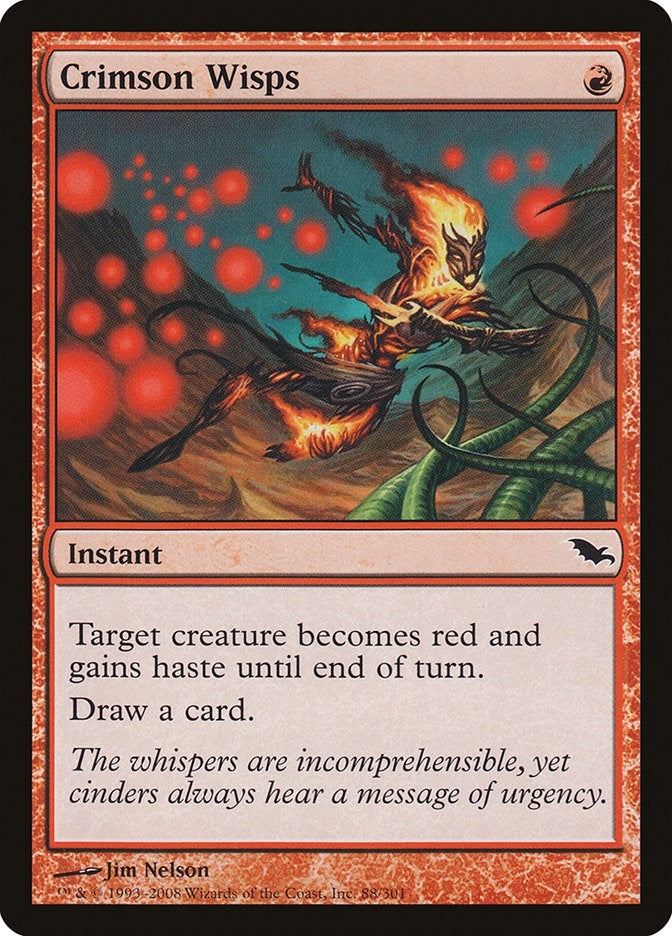 Image for Crimson Wisps (88) (SHM) - Magic: The Gathering