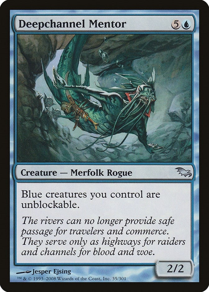 Image for Deepchannel Mentor (35) (SHM) - Magic: The Gathering