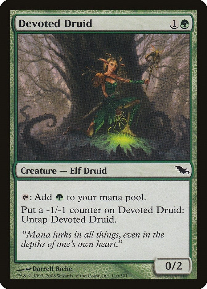 Image for Devoted Druid (110) (SHM) - Magic: The Gathering