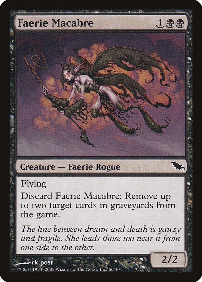 Image for Faerie Macabre (66) (SHM) - Magic: The Gathering