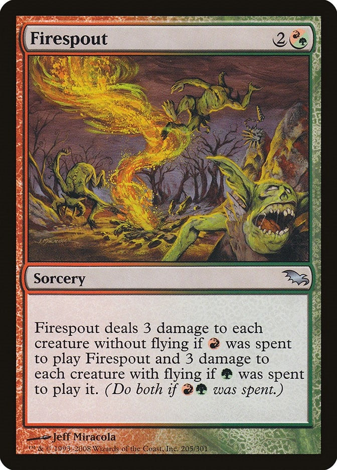 Image for Firespout (205) (SHM) - Magic: The Gathering