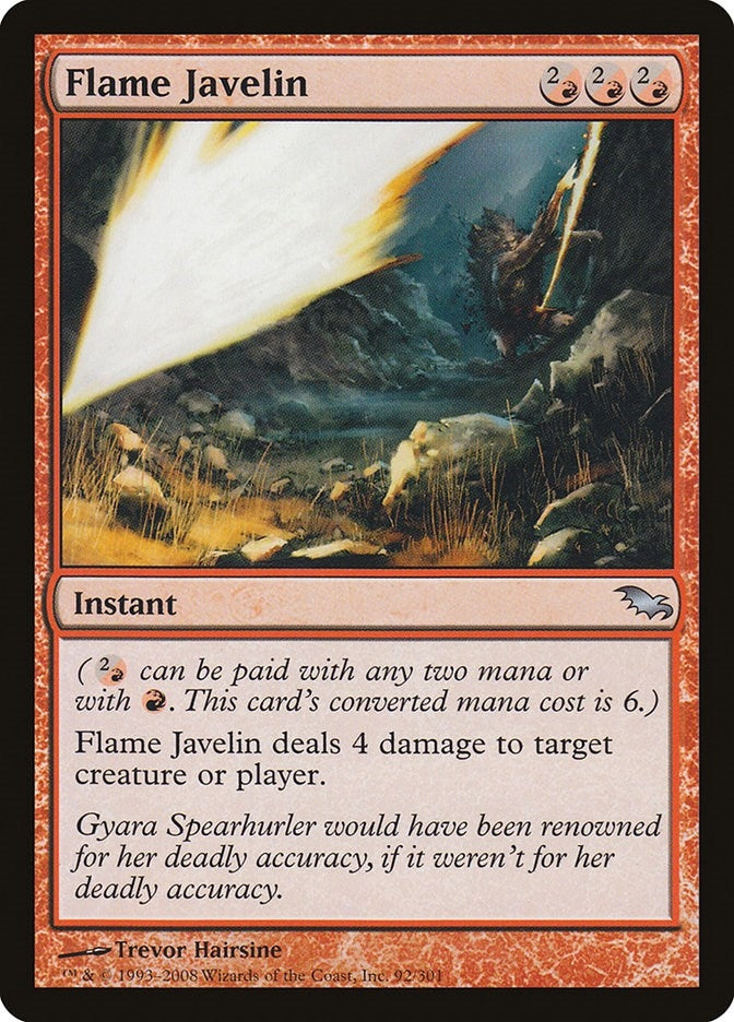 Image for Flame Javelin (92) (SHM) - Magic: The Gathering