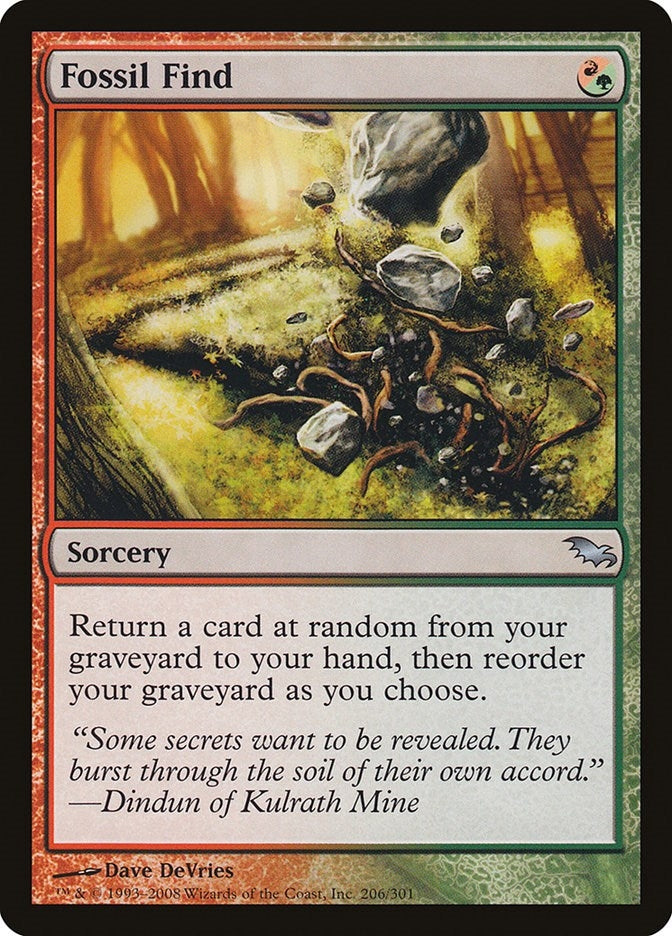 Image for Fossil Find (206) (SHM) - Magic: The Gathering
