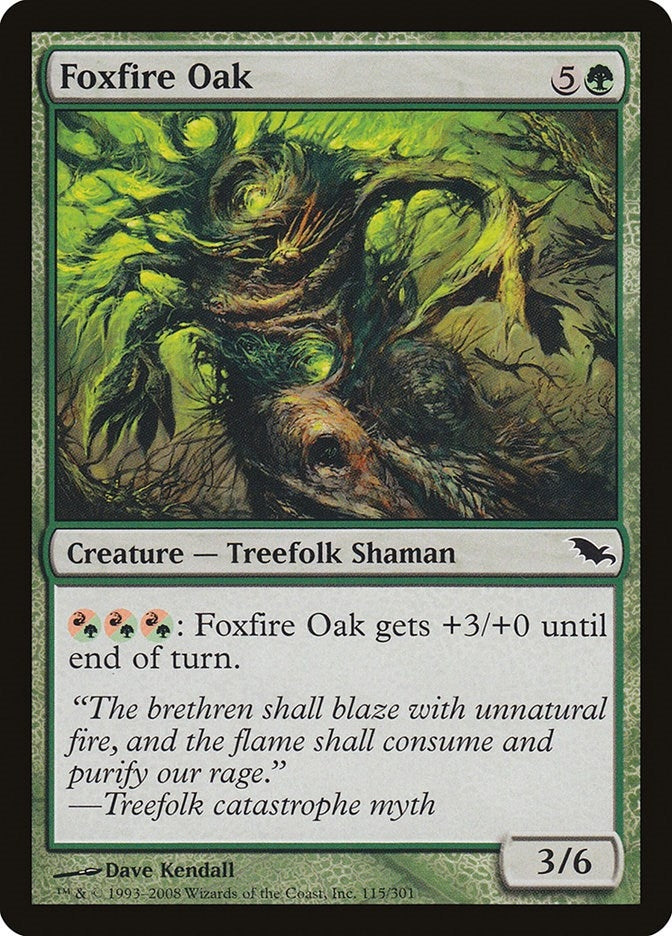Image for Foxfire Oak (115) (SHM) - Magic: The Gathering