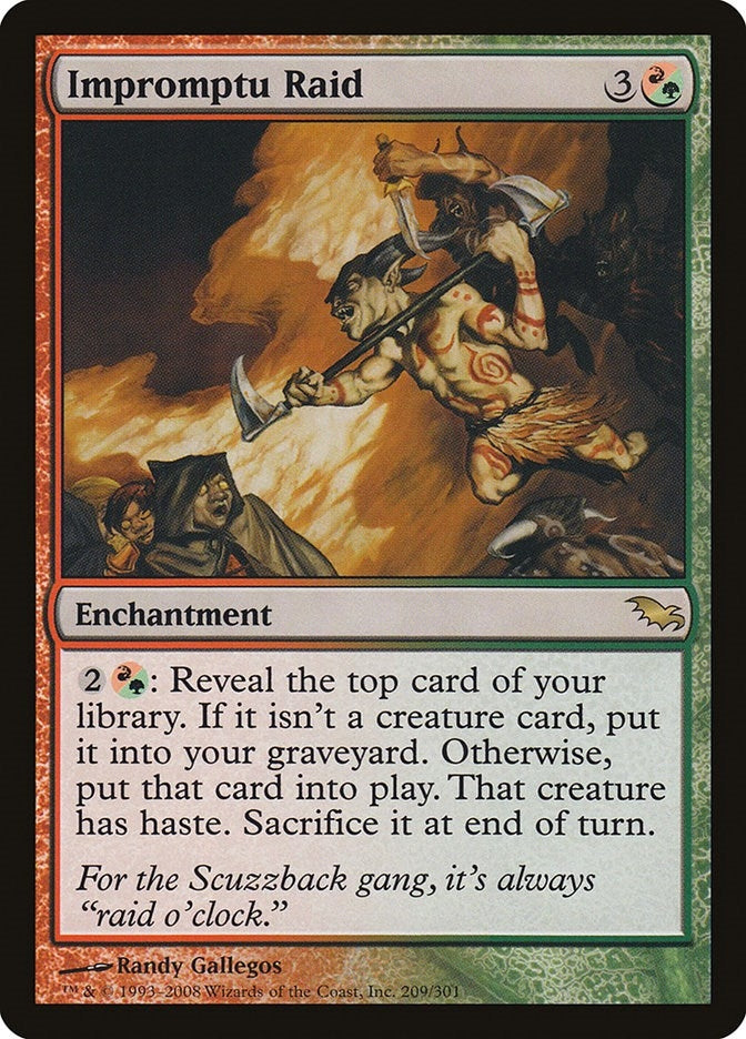 Image for Impromptu Raid (209) (SHM) - Magic: The Gathering