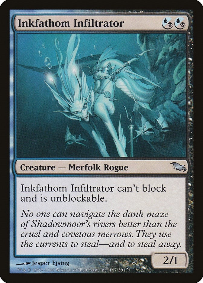 Image for Inkfathom Infiltrator (167) (SHM) - Magic: The Gathering