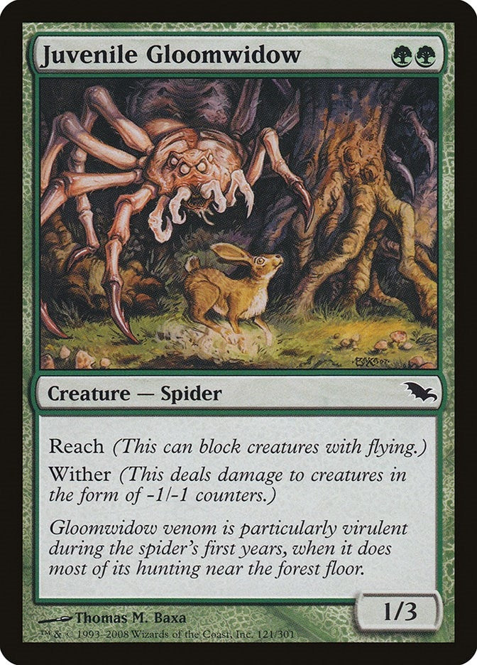 Image for Juvenile Gloomwidow (121) (SHM) - Magic: The Gathering