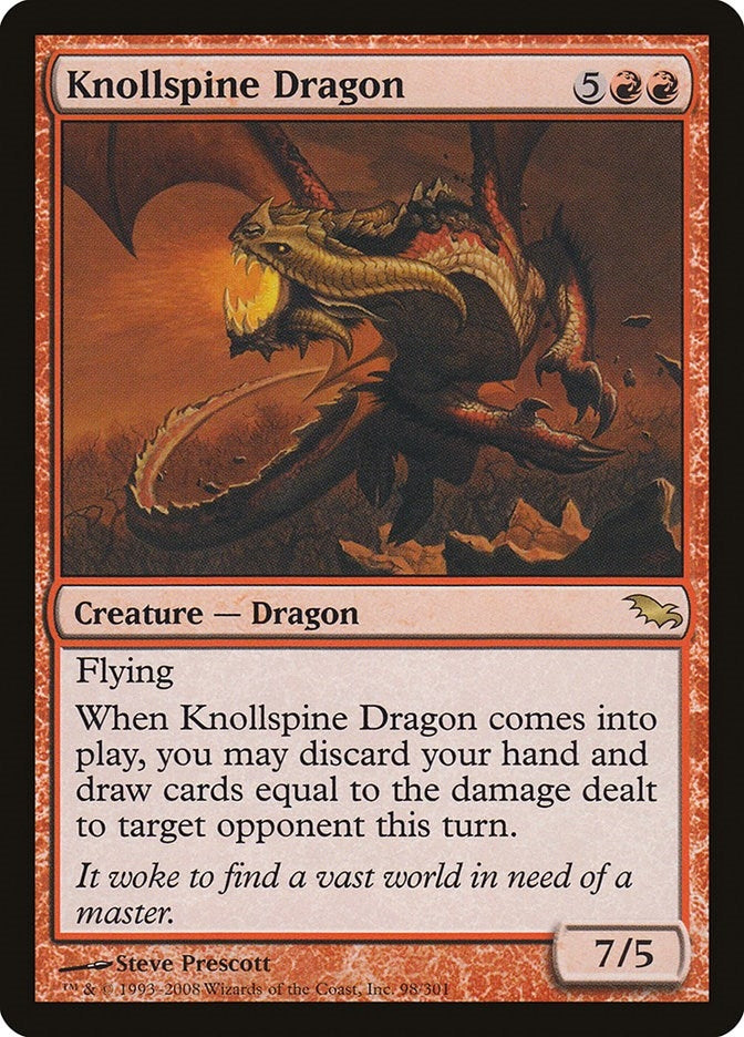 Image for Knollspine Dragon (98) (SHM) - Magic: The Gathering